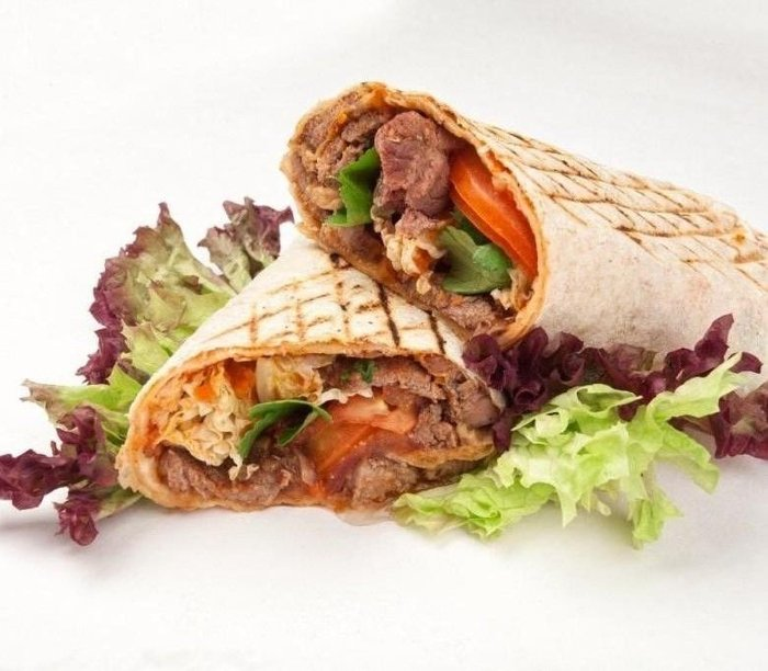 Шаурма на углях