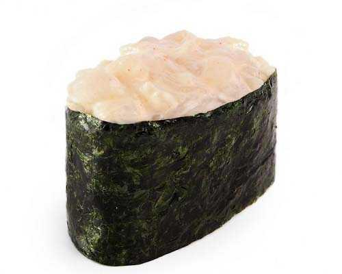 Спайс-суши с гребешком