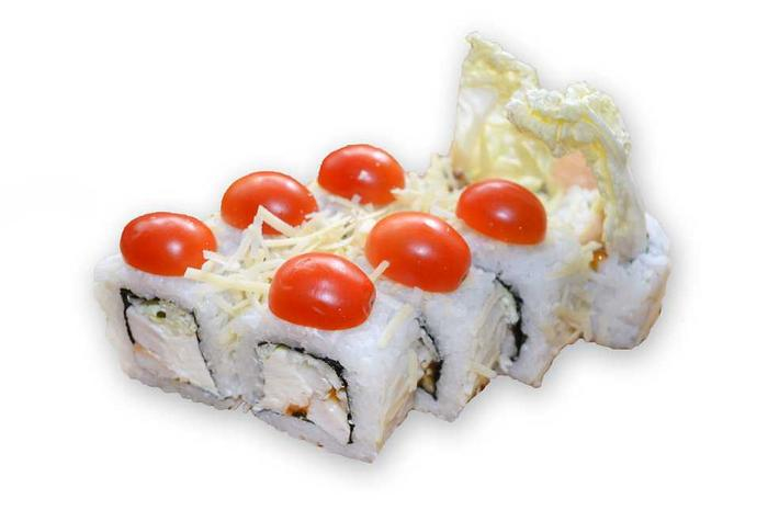 Цезарь с курицей ролл